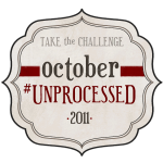 October Unprocessed Month